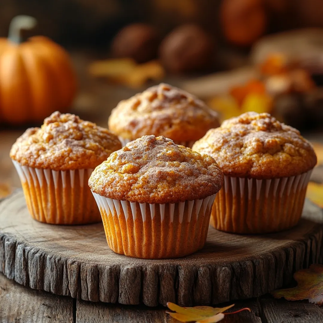 Pumpkin Muffins Made with a Cake Mix