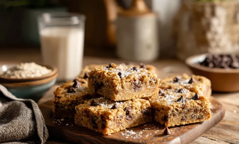 Best Oatmeal Chocolate Chip Cookie Bars