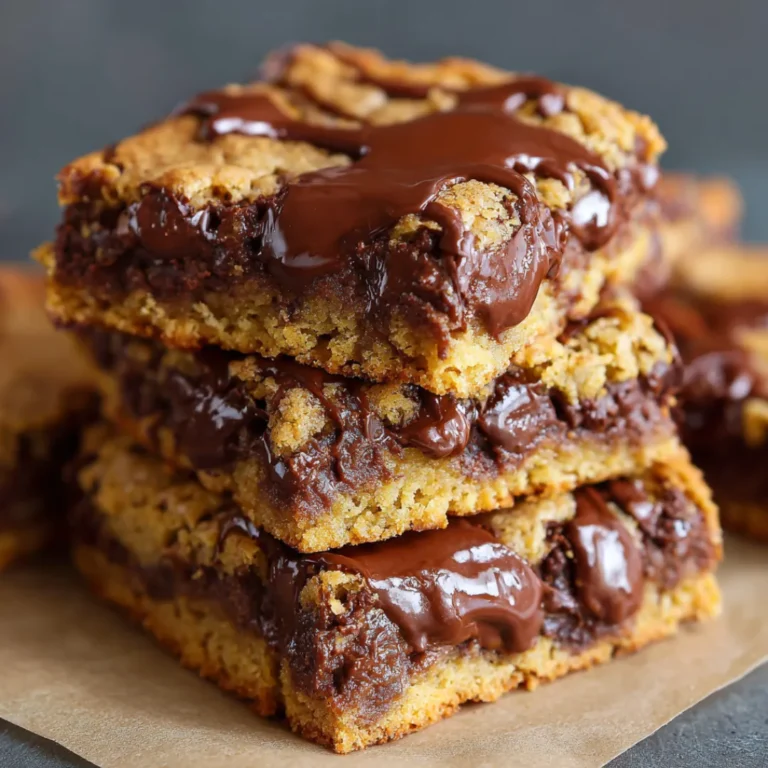 Recipe card for best oatmeal chocolate chip cookie bars
