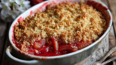 Rhubarb Crumble – The Sweet-Tart Comfort Dessert I Bake Every Spring