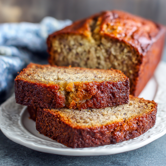 Soft Banana Bread Recipe