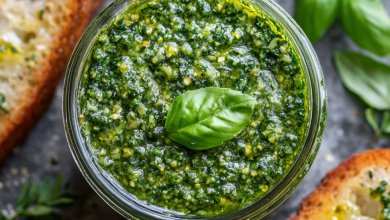 Vegan Basil Pesto – Fresh, Vibrant, and Full of Green Flavor