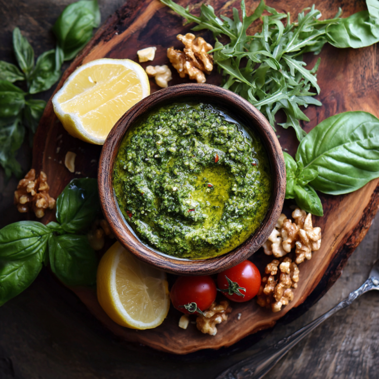 Arugula Basil Pesto