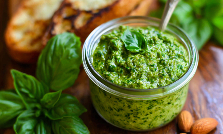 Basil Almond Pesto