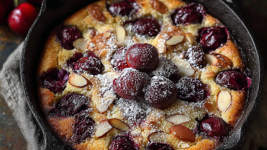 Cherry Clafoutis with Almond Flour