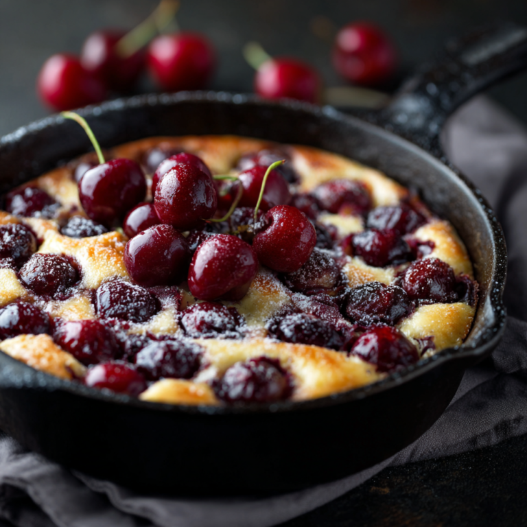 Cherry Clafoutis with Kirsch