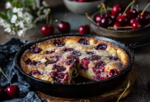 Cherry Clafoutis with Vanilla