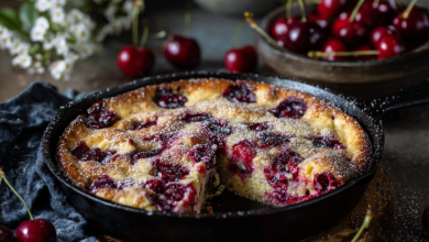 Cherry Clafoutis with Vanilla