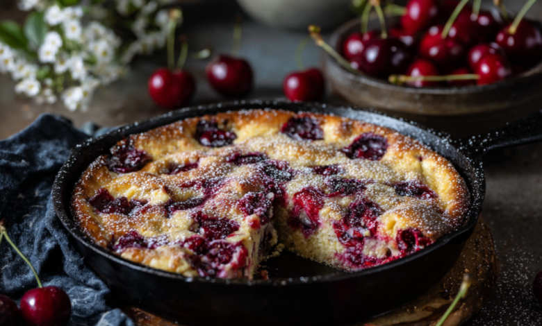 Cherry Clafoutis with Vanilla