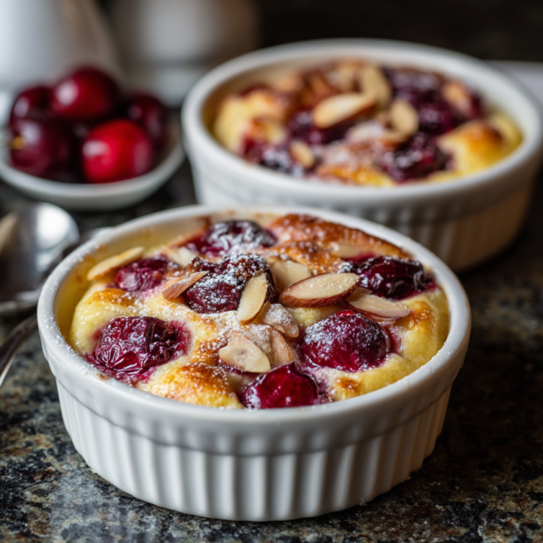 Cherry Almond Clafoutis