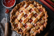 Homemade Rhubarb Pie
