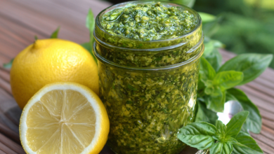 Lemon Basil Pesto