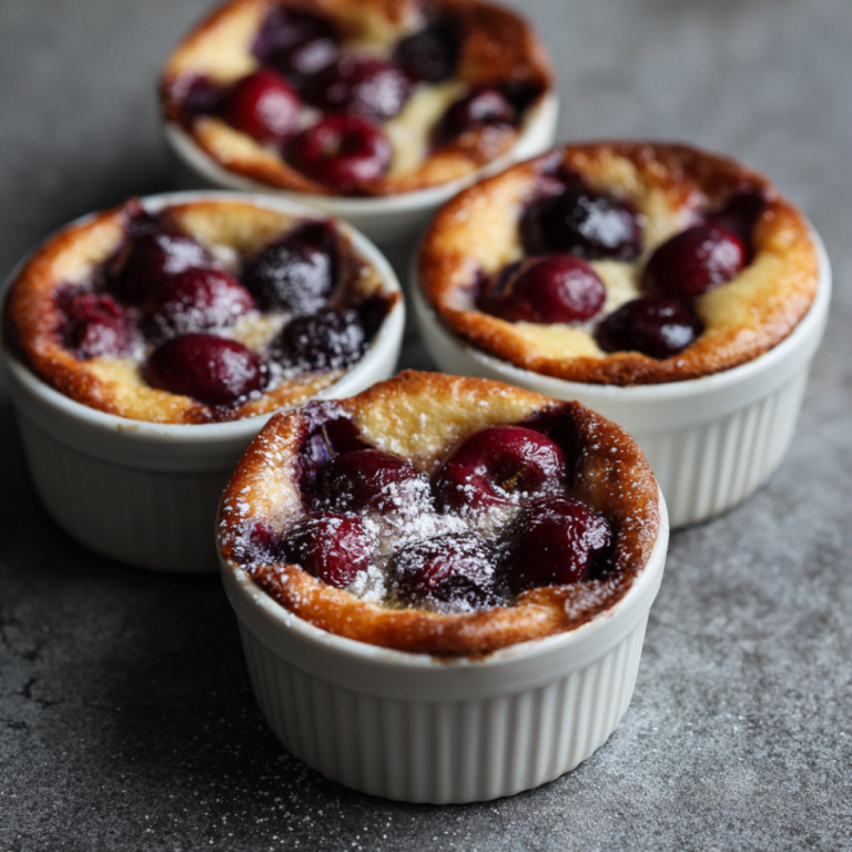 Mini Cherry Clafoutis