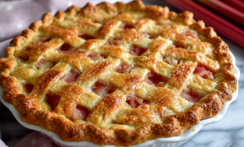 Old Fashioned Rhubarb Pie