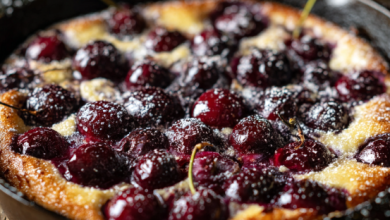 Rustic Cherry Clafoutis
