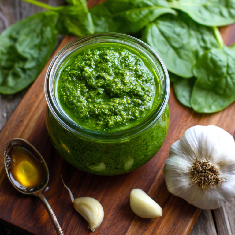 Spinach Basil Pesto