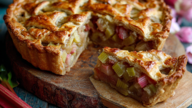 Spring Rhubarb Pie Recipe