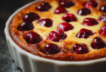Traditional French Cherry Clafoutis