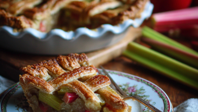 Traditional Rhubarb Pie