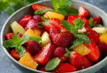 Fresh Fruit Salad with Mint