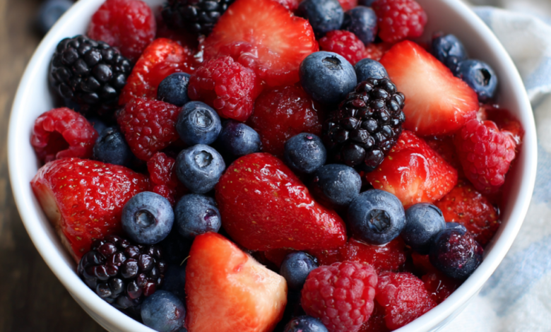 Mixed Berry Fruit Salad