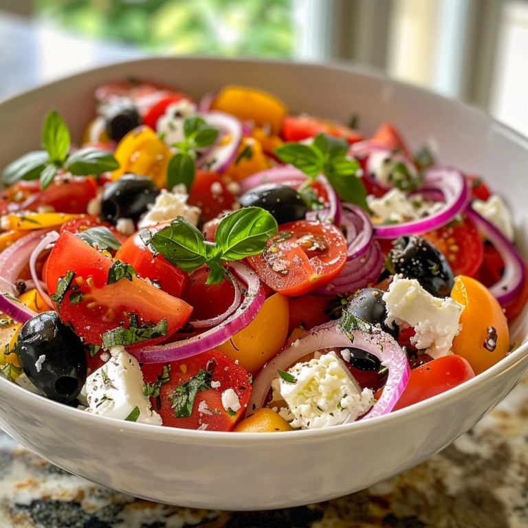 Mediterranean Summer Salad: A Refreshing Mediterranean Staple