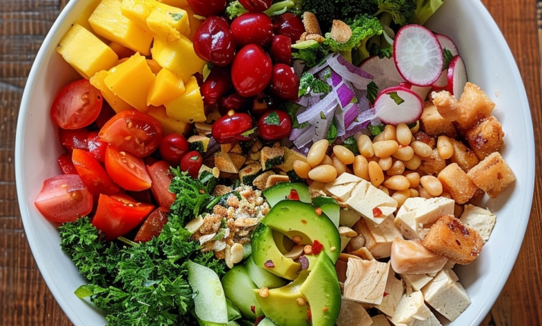 Healthy Summer Salad Bowl Recipe