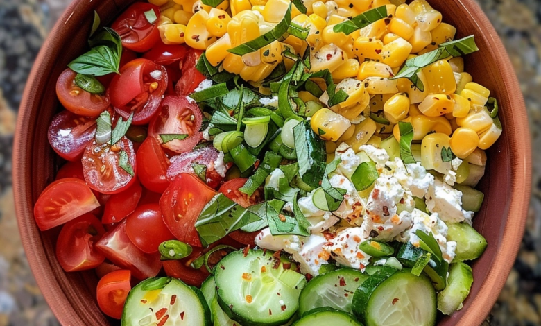 Easy Lunch Summer Salad Recipe