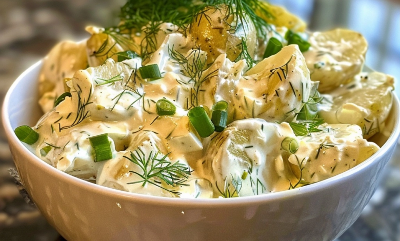 Creamy Dill Potato Salad for Refreshing Summer Meals