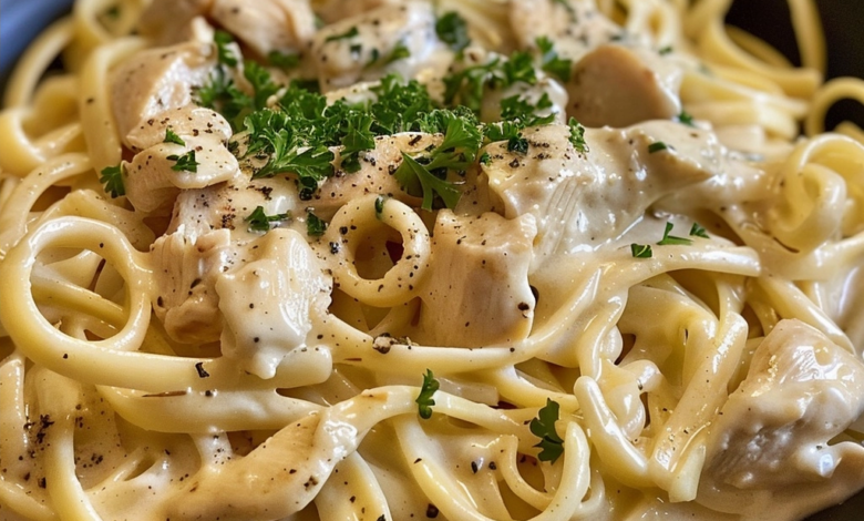 Easy Chicken Alfredo Pasta Recipe