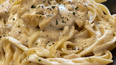 Creamy Chicken Fettuccine Alfredo