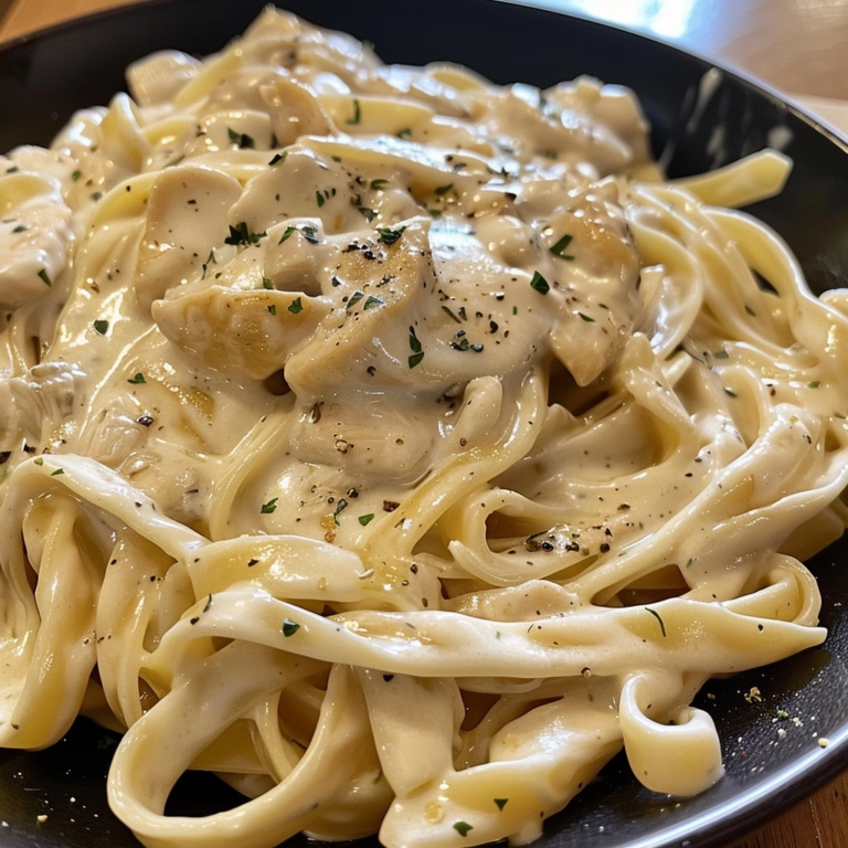 Creamy Chicken Fettuccine Alfredo