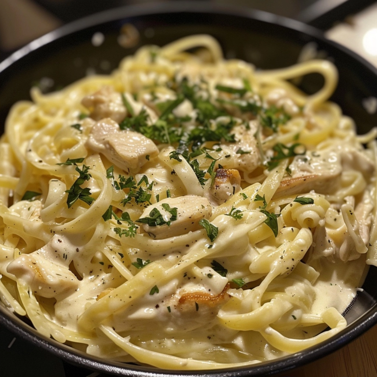 Comfort Food Chicken Alfredo Pasta Recipe