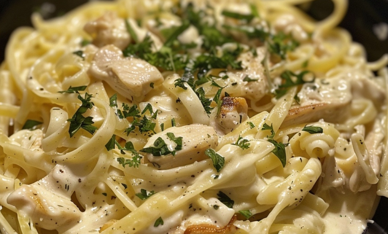 Comfort Food Chicken Alfredo Pasta Recipe
