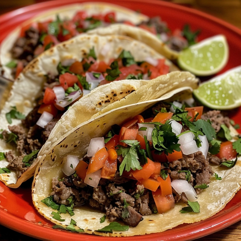 Easy Beef Tacos Recipe with Spicy Seasoning
