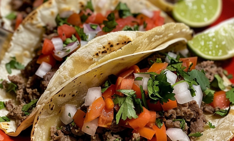 Easy Beef Tacos Recipe with Spicy Seasoning