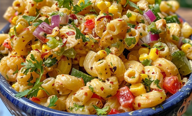 Mexican Street Corn Pasta Salad: Spicy, Crispy, and Flavor-Packed