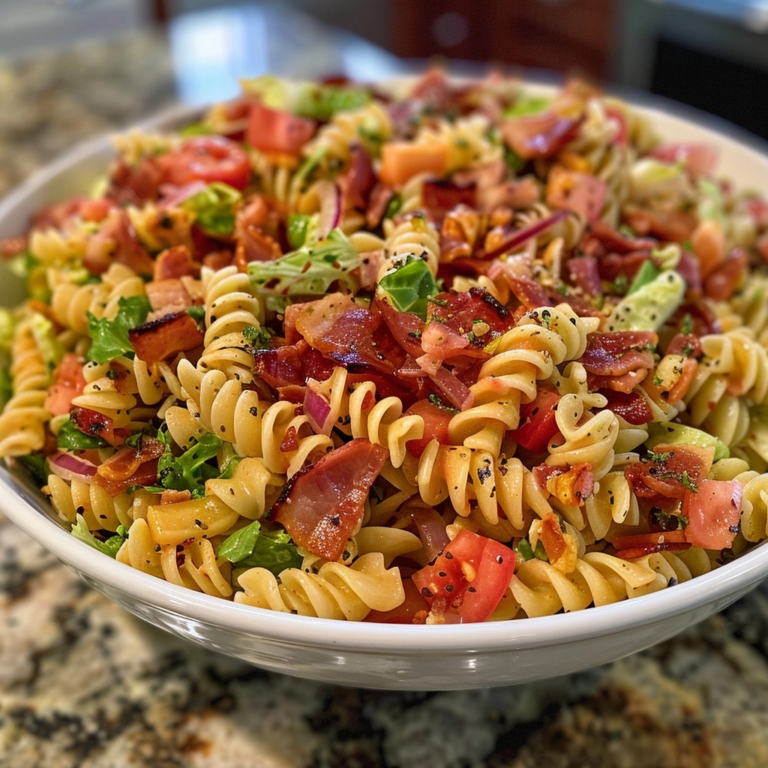 BLT Pasta Salad: A Crispy Veggie Delight