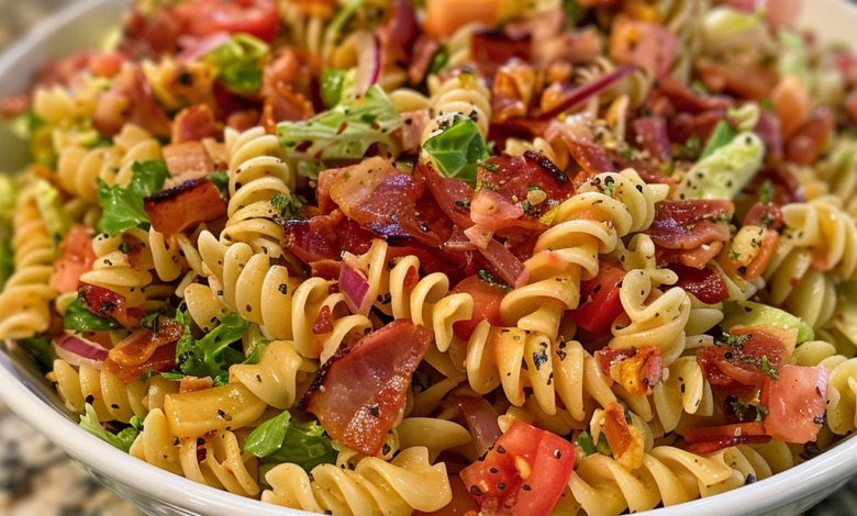 BLT Pasta Salad: A Crispy Veggie Delight