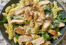 Chicken Caesar Pasta Salad: Healthy & Flavorful Twist