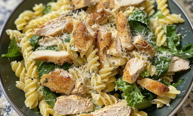 Chicken Caesar Pasta Salad: Healthy & Flavorful Twist