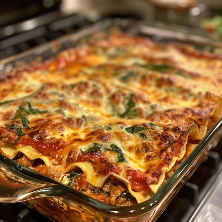 Spinach and Sausage Lasagna Made Simple