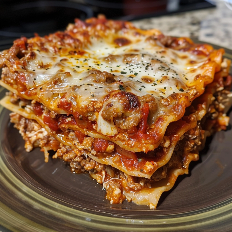 Crockpot Lasagna with Plant-Based Layers