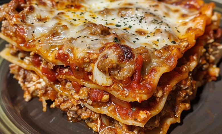 Crockpot Lasagna with Plant-Based Layers