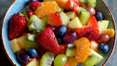 Healthy Fruit Salad Bowl