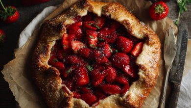 Rustic Strawberry Galette