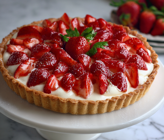 Strawberry Cream Tart