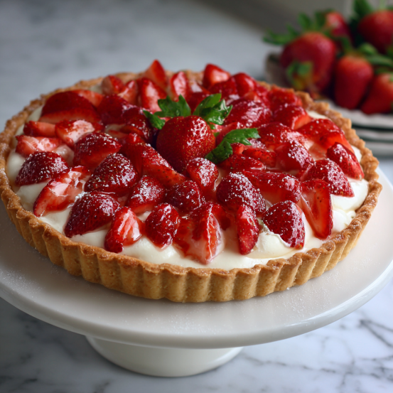 Strawberry Cream Tart