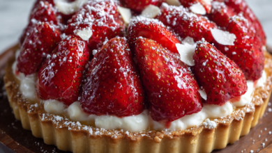 Strawberry Tart with Almond Cream