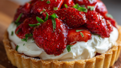 Strawberry Tart with Mascarpone